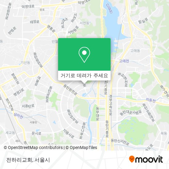 전하리교회 지도