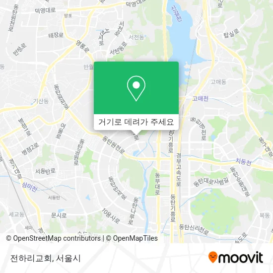 전하리교회 지도
