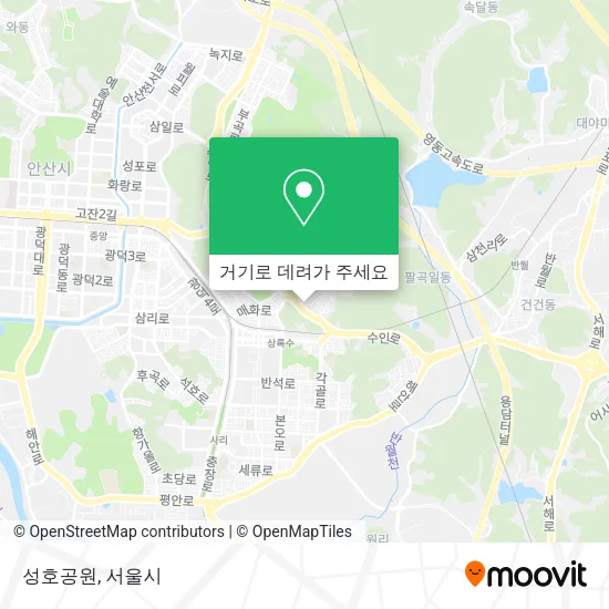 성호공원 지도