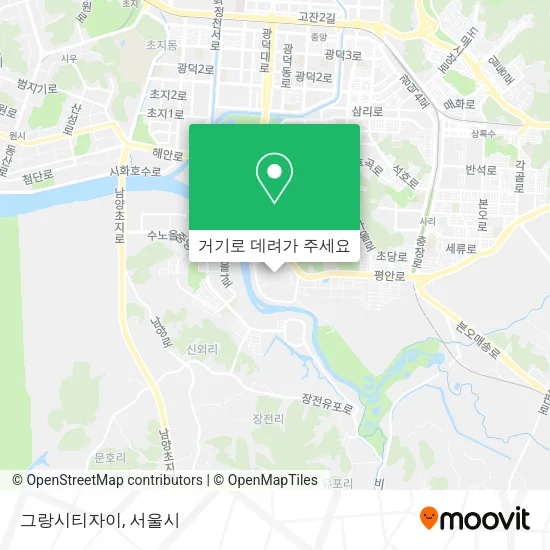 그랑시티자이 지도