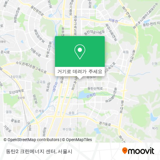 동탄2 크린에너지 센터 지도