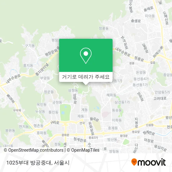 1025부대 방공중대 지도