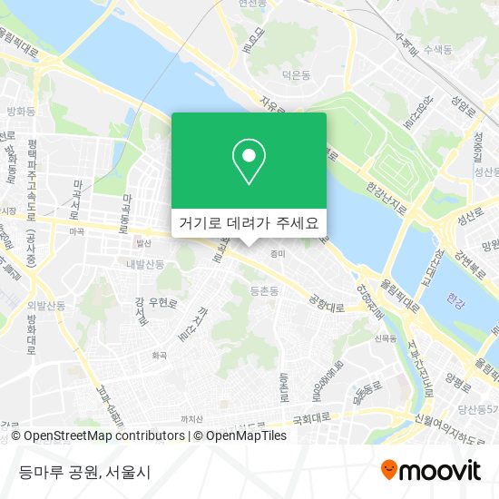 등마루 공원 지도