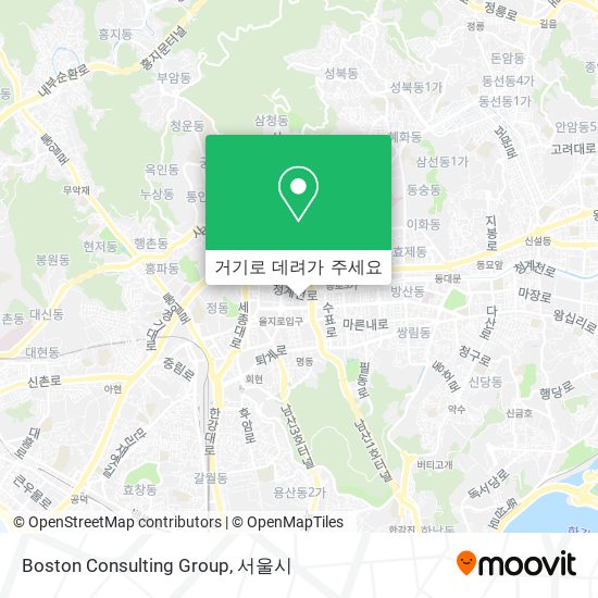 Boston Consulting Group 지도