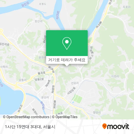 1사단 15연대 3대대 지도