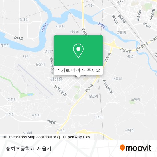 송화초등학교 지도