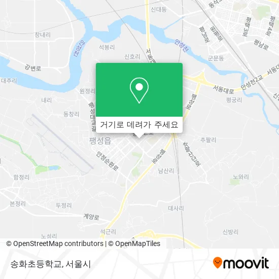 송화초등학교 지도
