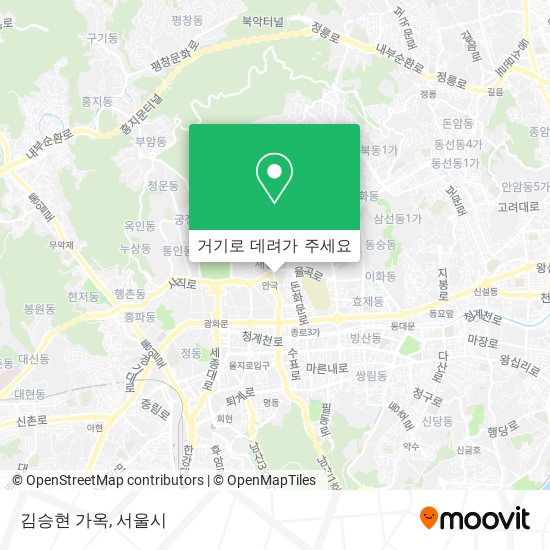 김승현 가옥 지도