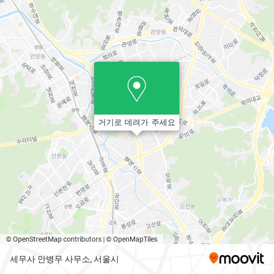 세무사 안병무 사무소 지도