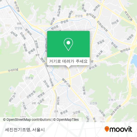 세진전기조명 지도