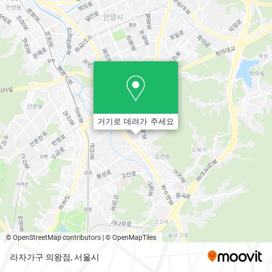 라자가구 의왕점 지도
