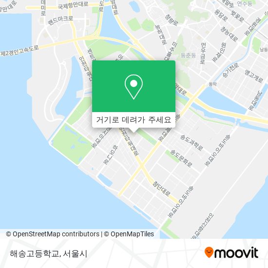 해송고등학교 지도