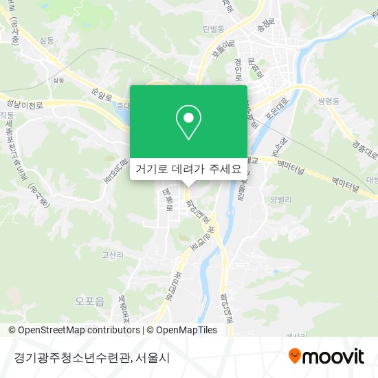 경기광주청소년수련관 지도