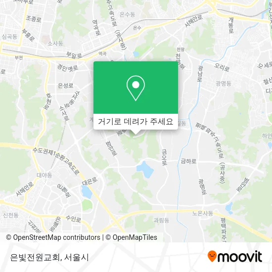 은빛전원교회 지도