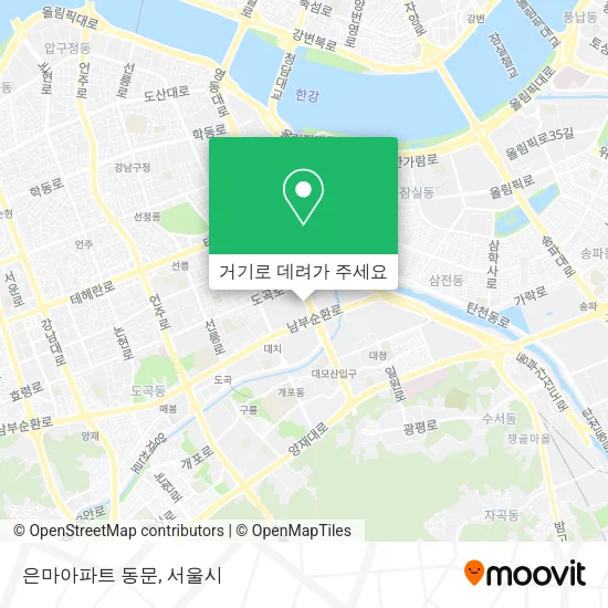 은마아파트 동문 지도