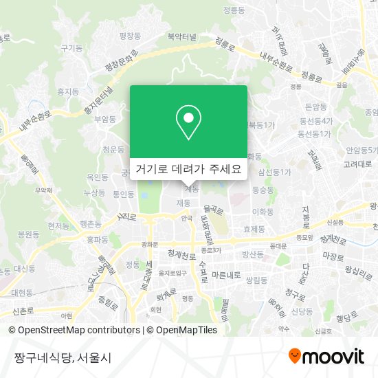 짱구네식당 지도