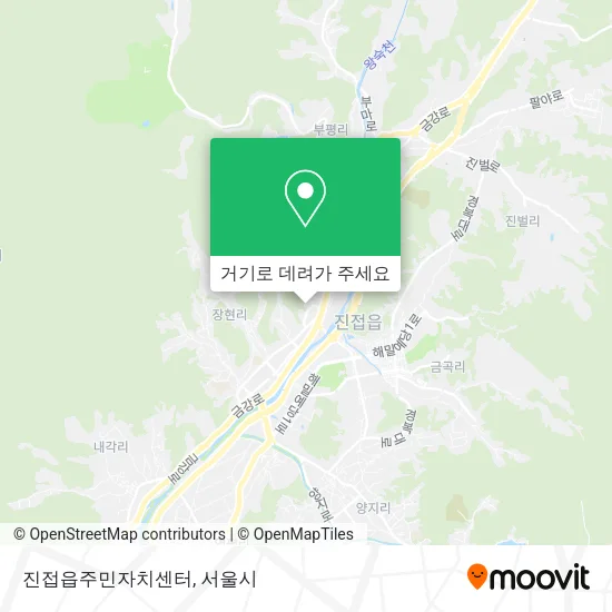진접읍주민자치센터 지도