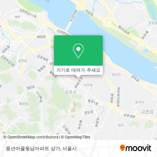 풍년마을동남아파트 상가 지도