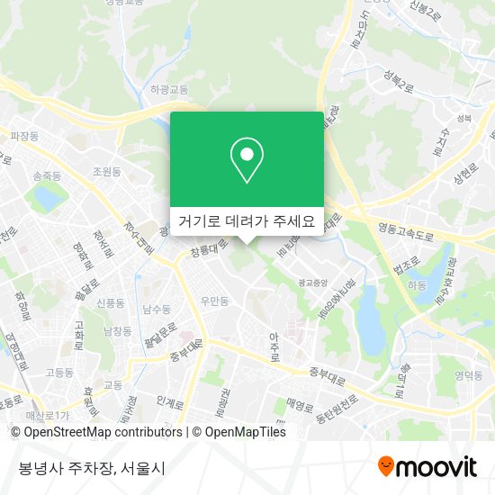 봉녕사 주차장 지도