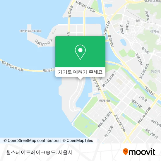 힐스테이트레이크송도 지도