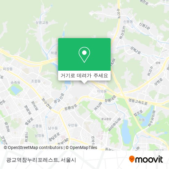 광교역참누리포레스트 지도