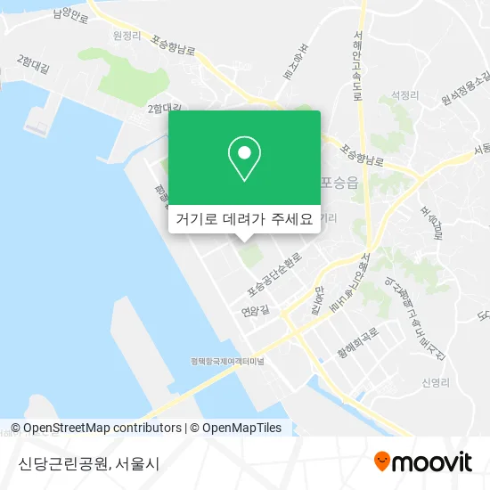 신당근린공원 지도