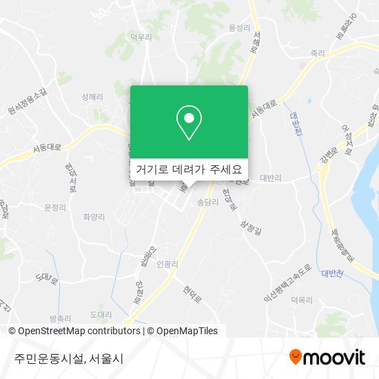 주민운동시설 지도