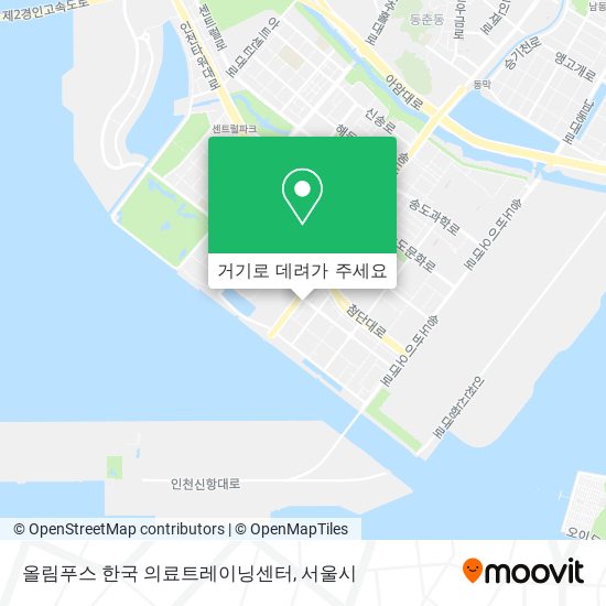 올림푸스 한국 의료트레이닝센터 지도