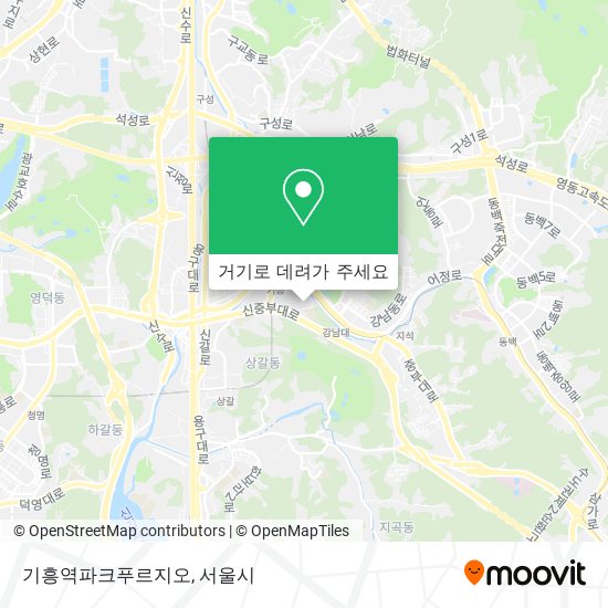 기흥역파크푸르지오 지도