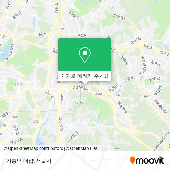 기흥역 더샵 지도