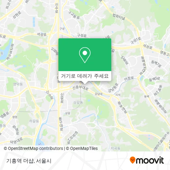 기흥역 더샵 지도