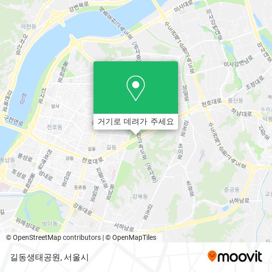 길동생태공원 지도