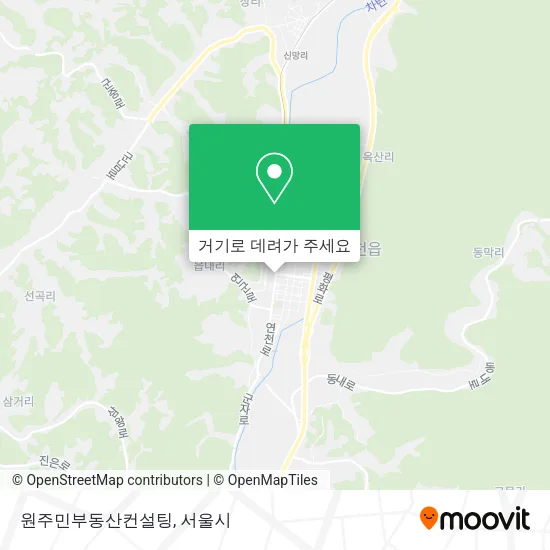 원주민부동산컨설팅 지도