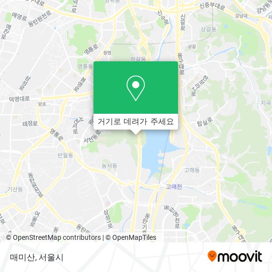 매미산 지도