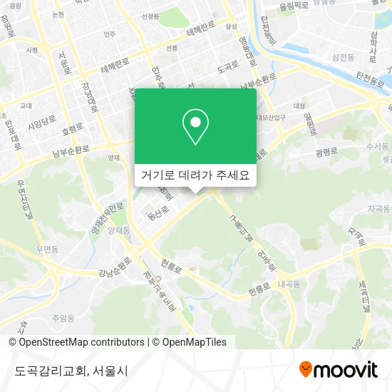도곡감리교회 지도