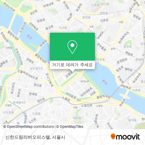 신한드림리버오피스텔 지도