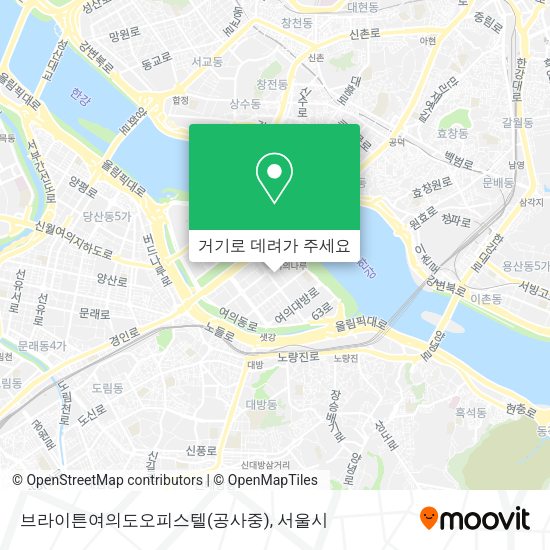 브라이튼여의도오피스텔(공사중) 지도
