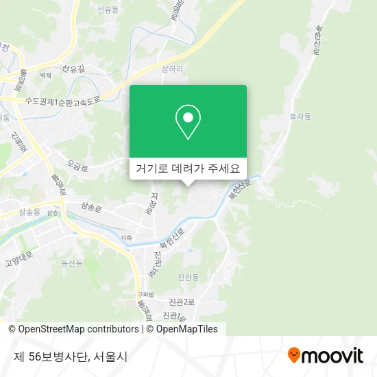 제 56보병사단 지도