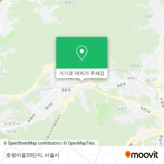 호평마을23단지 지도