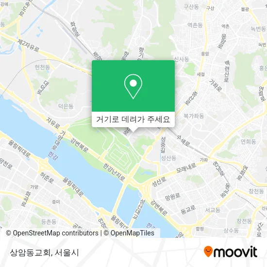 상암동교회 지도