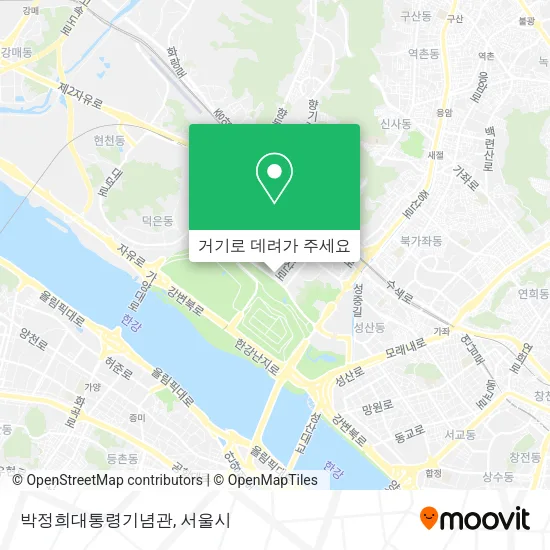 박정희대통령기념관 지도