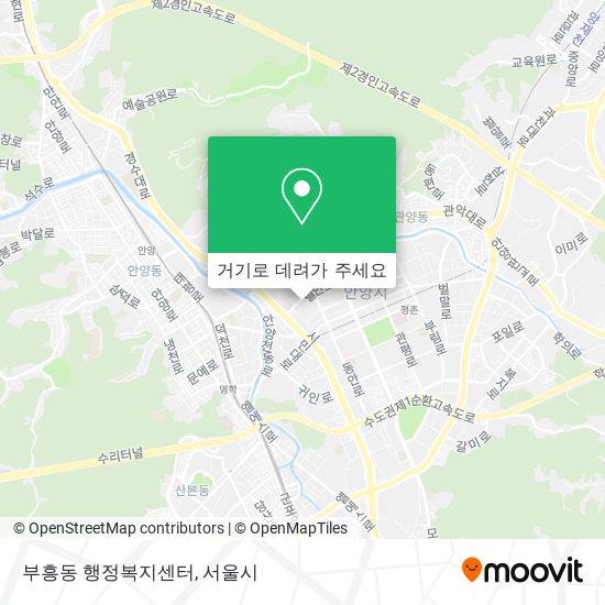 부흥동 행정복지센터 지도
