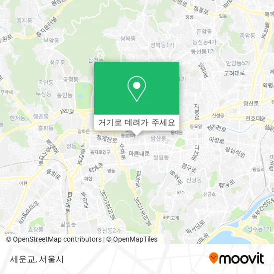 세운교 지도