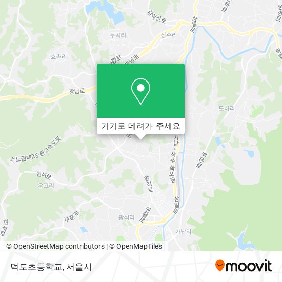 덕도초등학교 지도