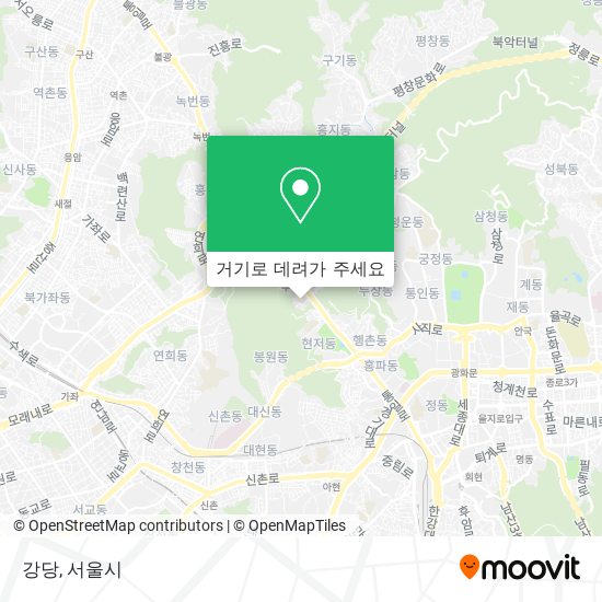 강당 지도