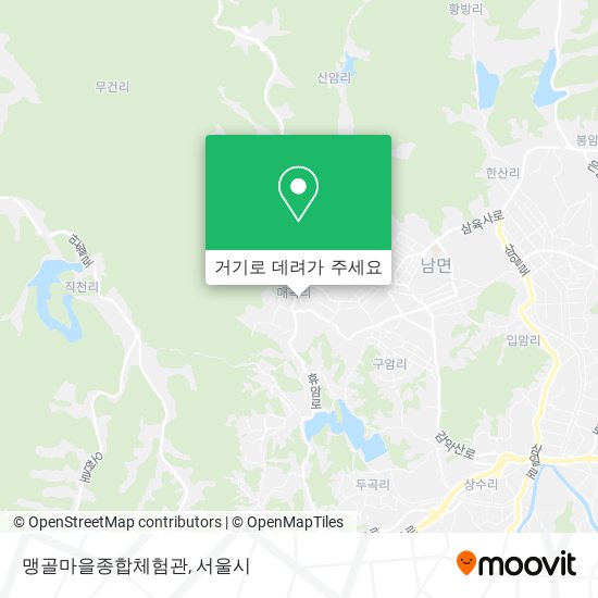 맹골마을종합체험관 지도