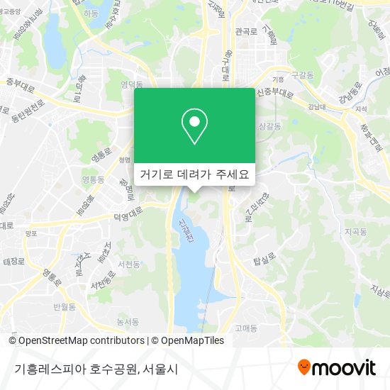 기흥레스피아 호수공원 지도