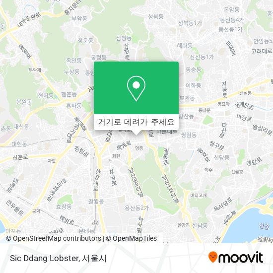 Sic Ddang Lobster 지도