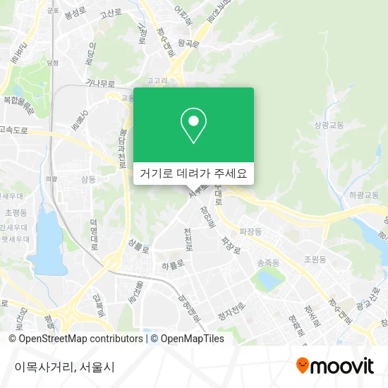 이목사거리 지도