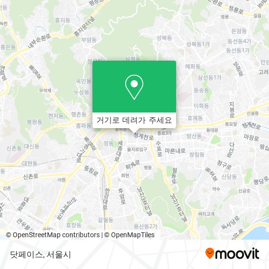 닷페이스 지도